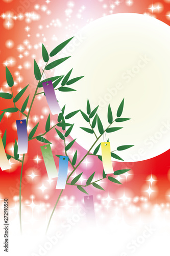 #Background #wallpaper #Vector #Illustration #design #image #Japan #china #Asia #free_size #背景 #壁紙 #ベクター #イラスト #デザイン #無料 #無料素材 #バックグラウンド #フリー素材 #イメージ #和風素材 #日本 七夕祭り,笹飾り,キラキラ,星屑,天の川,星空,短冊,笹の葉,伝統行事,お願い