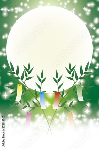 #Background #wallpaper #Vector #Illustration #design #image #Japan #china #Asia #free_size #背景 #壁紙 #ベクター #イラスト #デザイン #無料 #無料素材 #バックグラウンド #フリー素材 #イメージ #和風素材 #日本 伝統文化,七夕祭り,竹飾り,宣伝広告,星屑,天の川,短冊,無料イメージ,星空