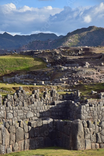 Walls in the archeological site of Sacsayhuaman