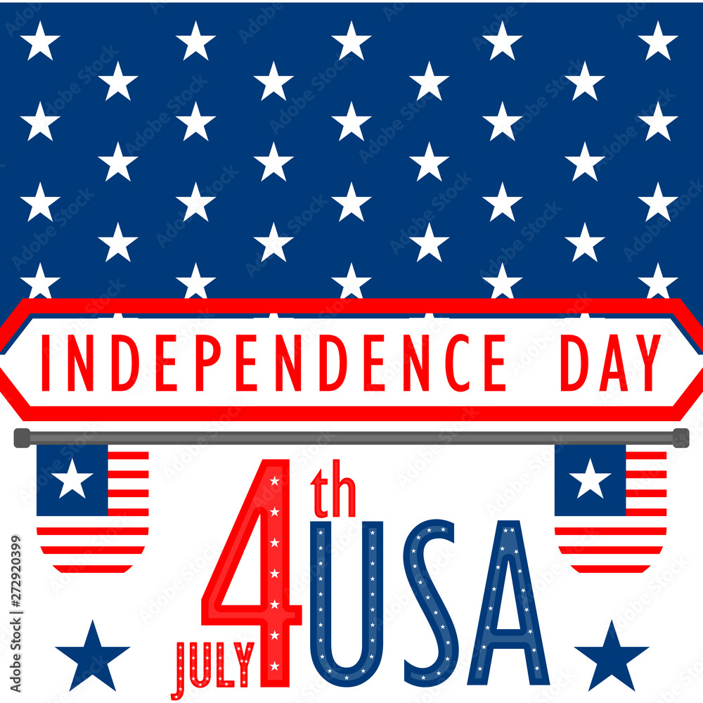 Happy 4th of July graphic design - Vector Happy 4th of July graphic design - Vector