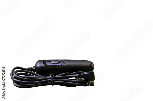 Remote controller for digital camera isolated on white background. This has clipping path.