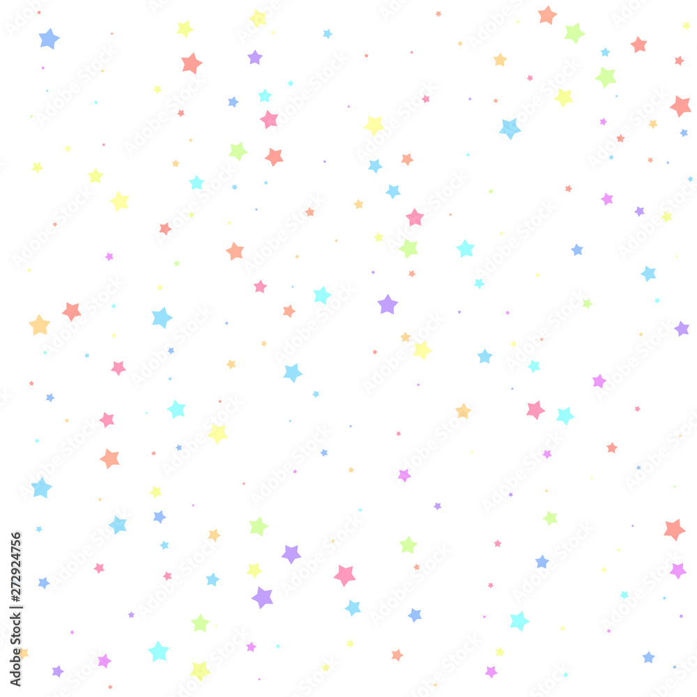 Festive confetti. Celebration stars. Colorful star