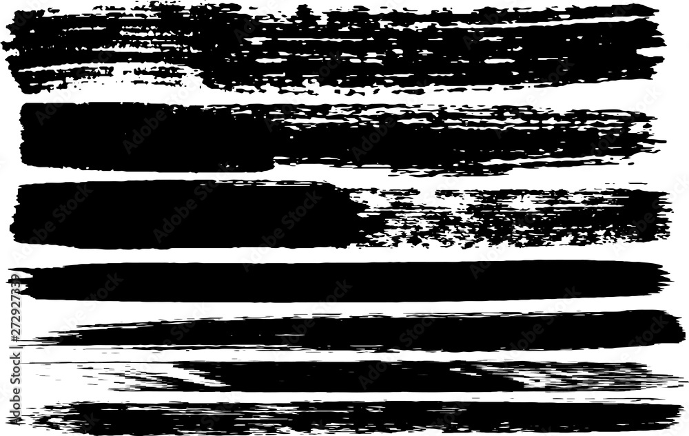 Collection of vector grunge style brushes Collection of vector grunge style brushes