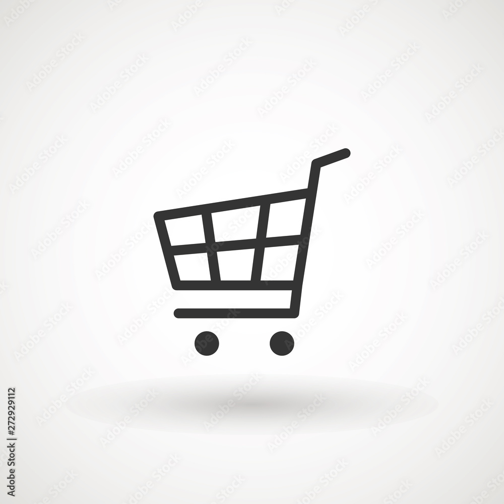 Shopping Cart Icon, flat design best vector icon. Shopping Cart Icon, flat design best vector icon.