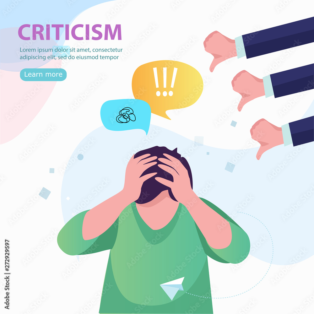 Vector illustration business concept designed as a man kneeling and others pointing at him. Criticized, blamed. Flat vector concept illustration. Vector illustration business concept designed as a man kneeling and others pointing at him. Criticized, blamed. Flat vector concept illustration.