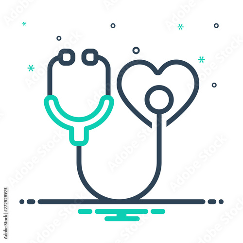 mix icon for heart care