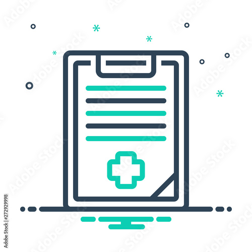 mix icon for medical history