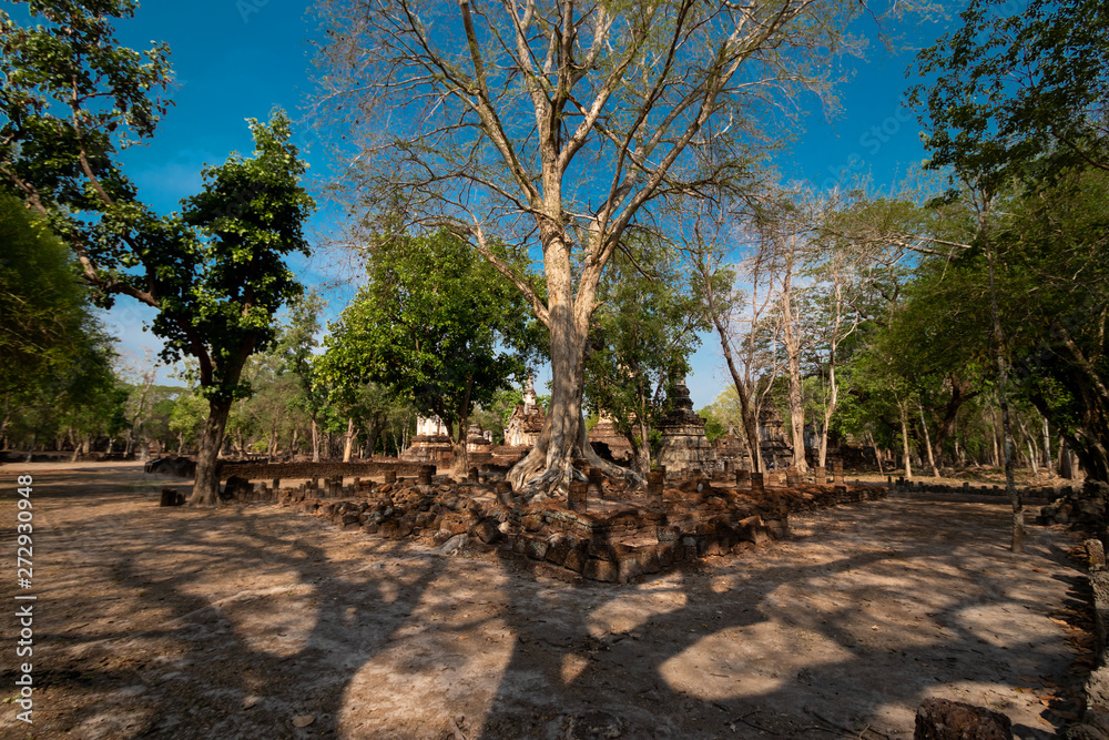 Ancient ruins of Ancient City In Sukhothai Over 700 years old Ancient ruins of Ancient City In Sukhothai Over 700 years old