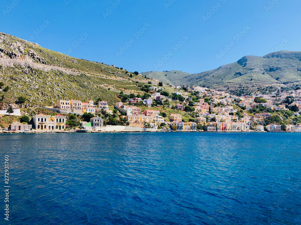 Beautiful view of Symi island