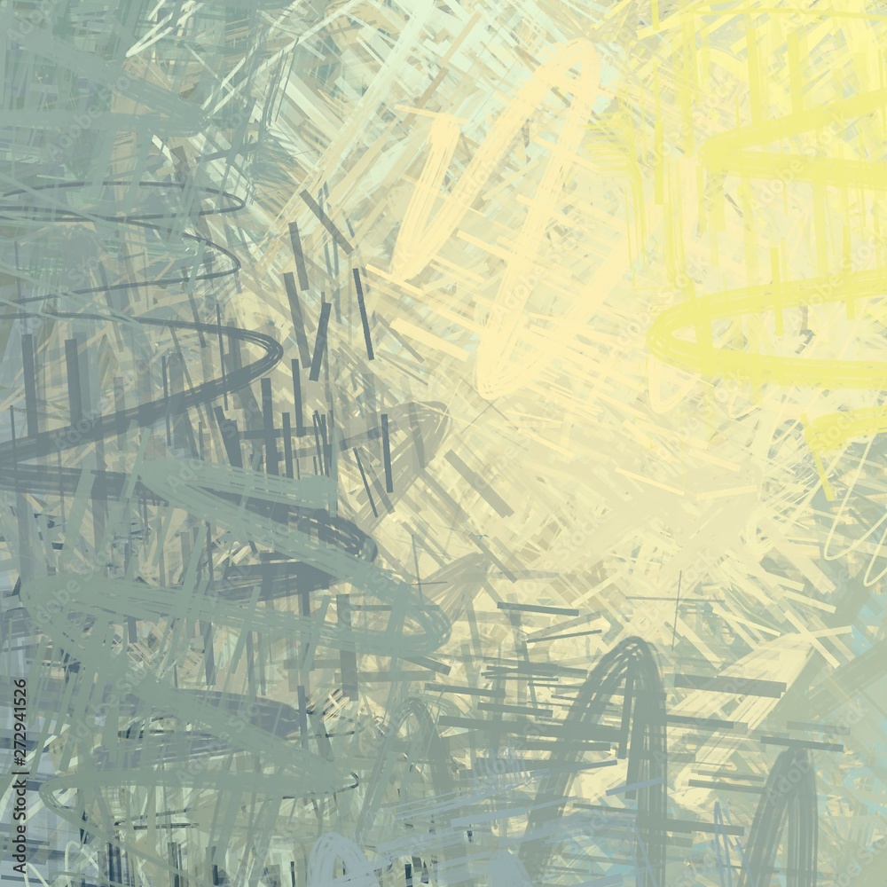 Naklejka premium Colorful pattern. Modern art. Handmade background. Oil painting. Backdrop material. Abstract. Wide brush. Color texture. Canvas surface. Wall painting. 2d illustration.