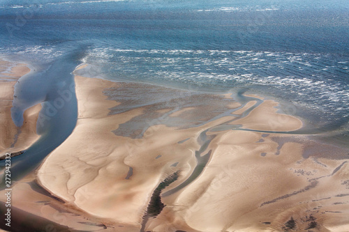 St. Peter-Ording, Luftbild vom Schleswig-Holsteinischen Nationalpark Wattenmeer