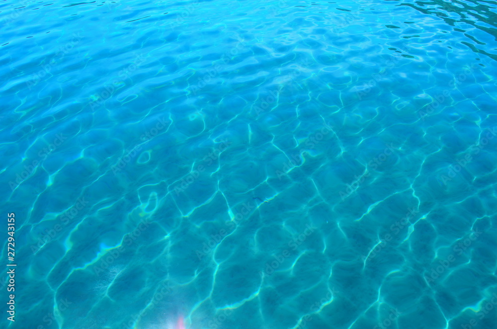 amazing crystal clear water of the Aegean sea