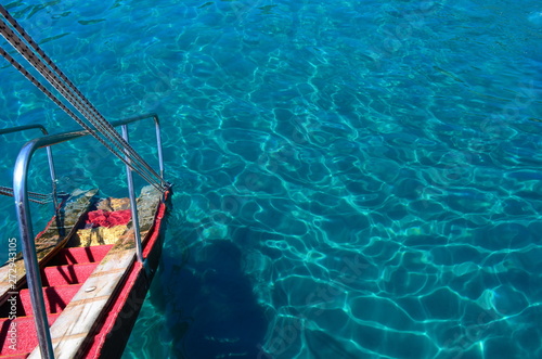 amazing crystal clear water of the Aegean sea © maria