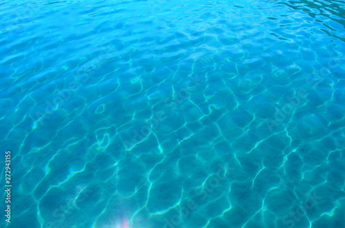 amazing crystal clear water of the Aegean sea