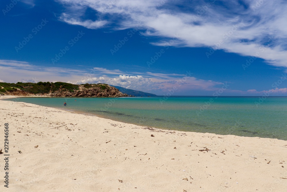 Beach landscape Skiathos Greece
