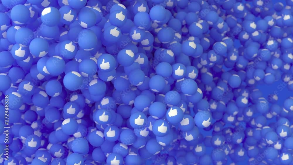 'Like' Emoji Balls - Floating #2 'Like' Emoji Balls - Floating #2