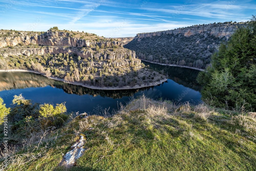 Hoces del rio Duratón en Segovia. España.