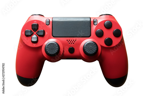video game controller. gamepad isolated on white. photo