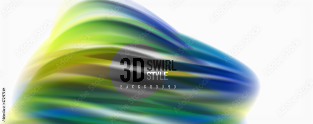 Glossy colorful liquid waves abstract background,, modern techno lines Glossy colorful liquid waves abstract background,, modern techno lines