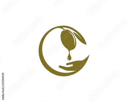 OLive logo vector illustration design template