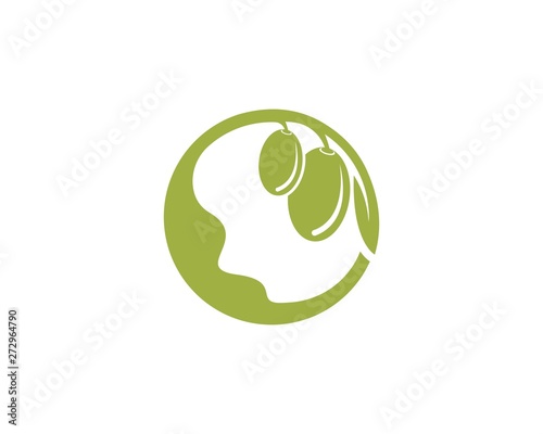 OLive logo vector illustration design template