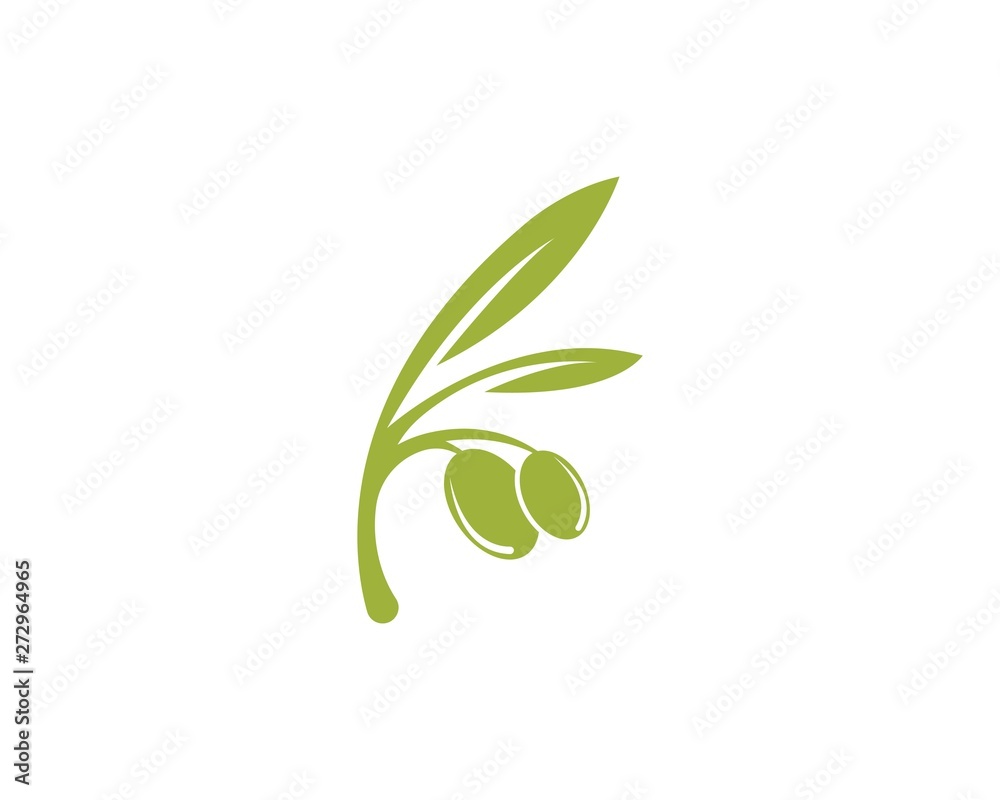OLive logo vector illustration design template
