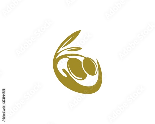 OLive logo vector illustration design template