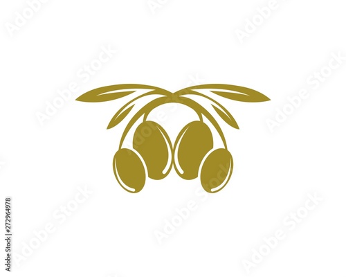 OLive logo vector illustration design template