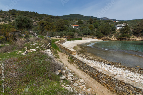 Ruins at Archaeological area of Aliki, Thassos island, East Macedonia and Thrace, Greece