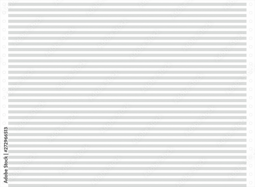Grey continuous stationery paper Grey continuous stationery paper