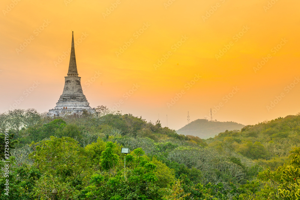 Pagoda sunset