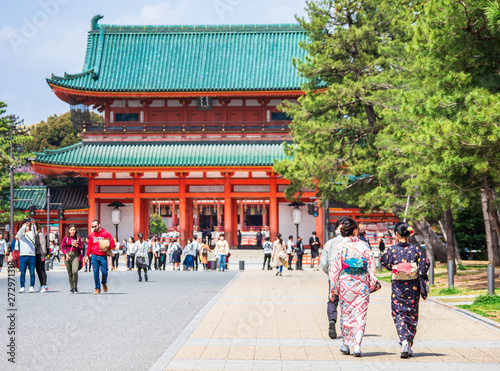Obraz na płótnie 京都 平安神宮