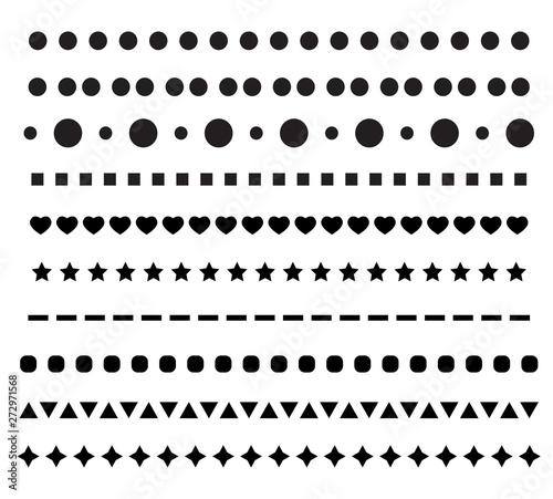 dotted line icon on white background. flat style. set dotted line icon for your web site design, logo, app, UI. lines and dots symbol. dots sign.