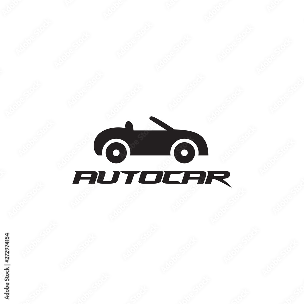 Auto car logo design vector template