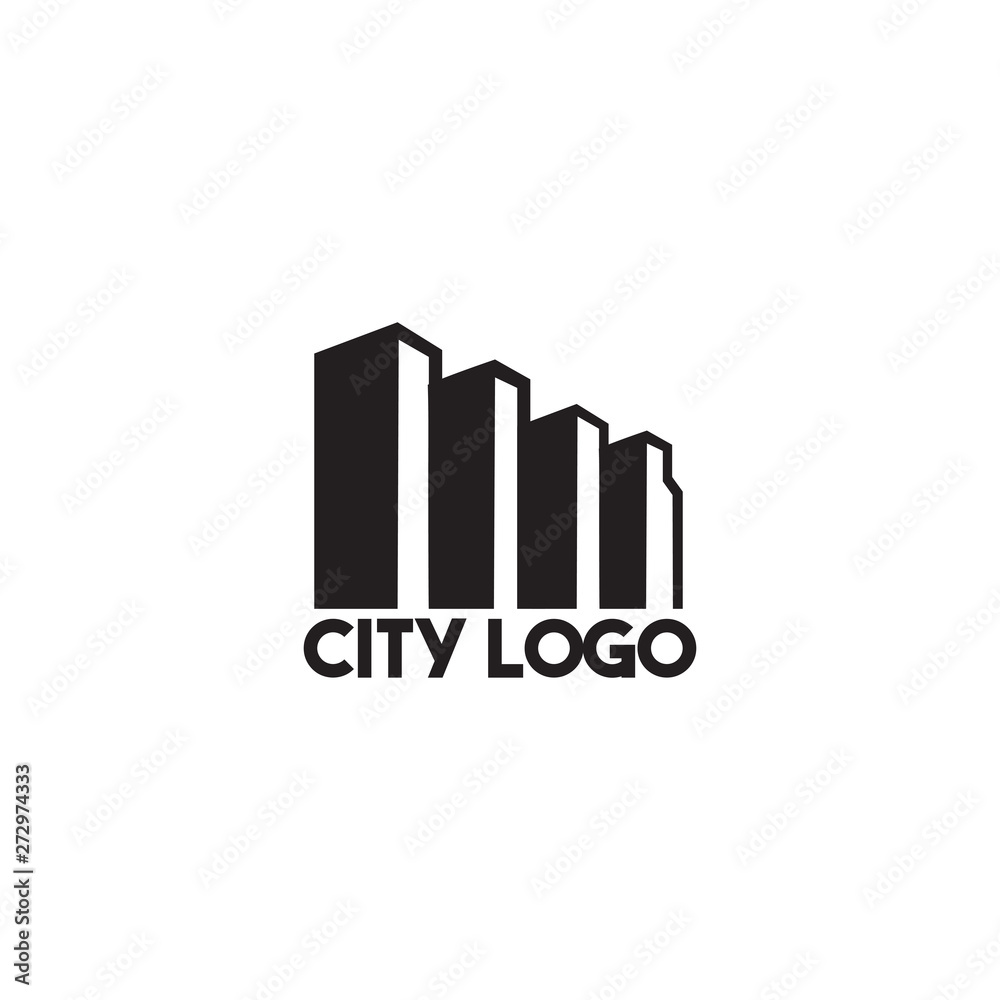 City icon logo design vector template City icon logo design vector template