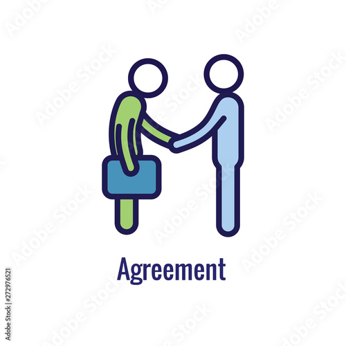 New Business Process Icon | Client agreement phase