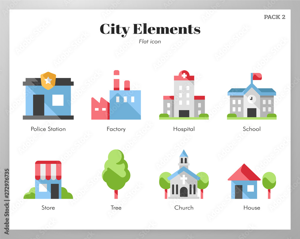 City elements flat pack