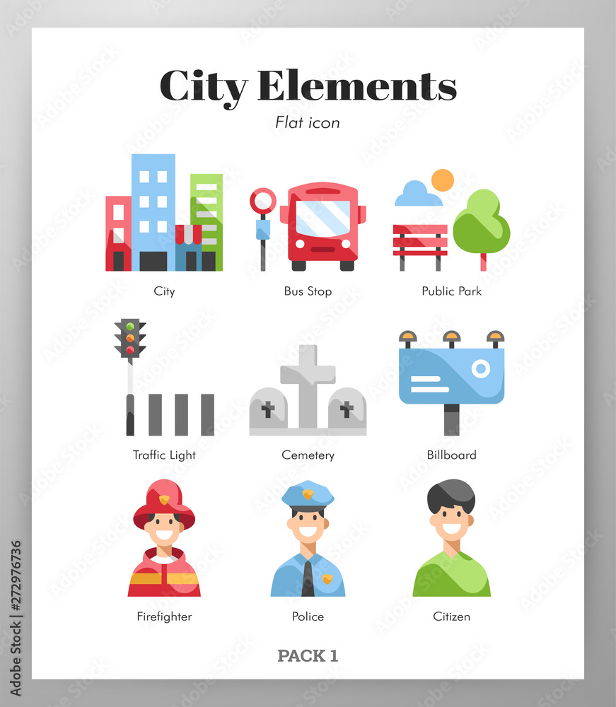 City elements flat pack