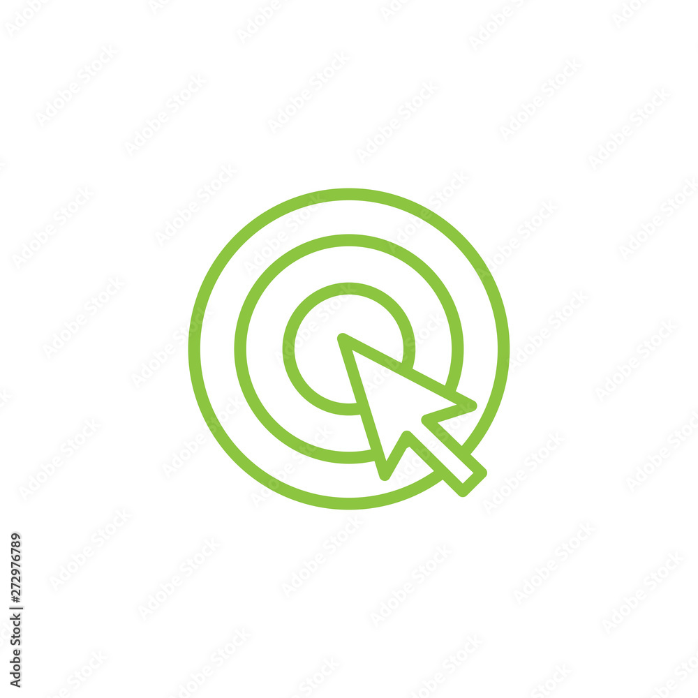 Website clicks icon with pointer icon - unscrupulously acquiring website clicks