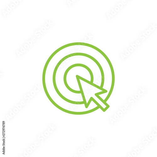 Website clicks icon with pointer icon - unscrupulously acquiring website clicks