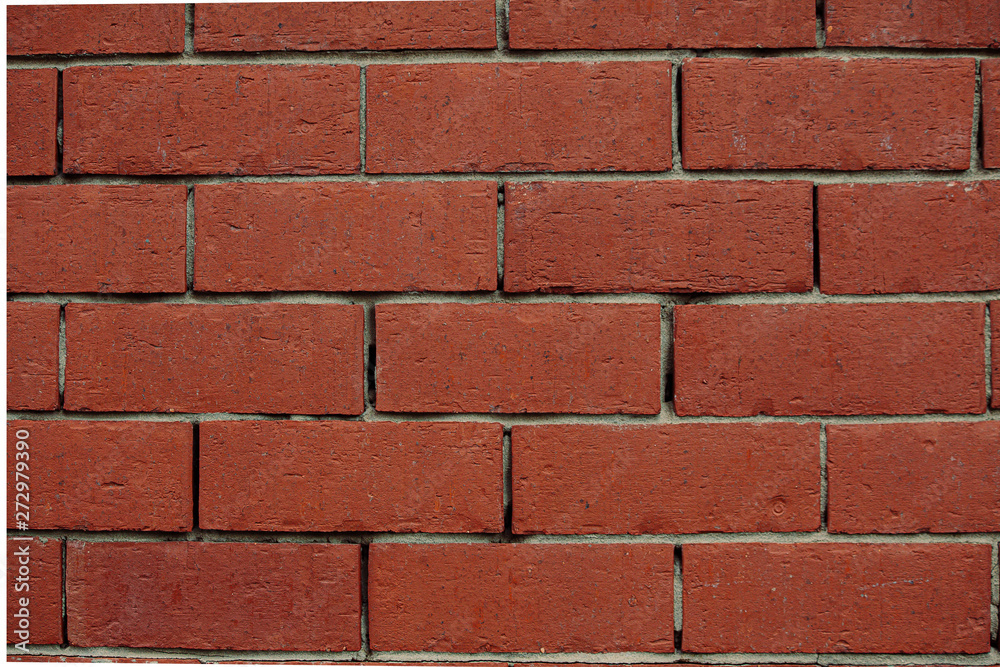 Obraz premium red brick wall background