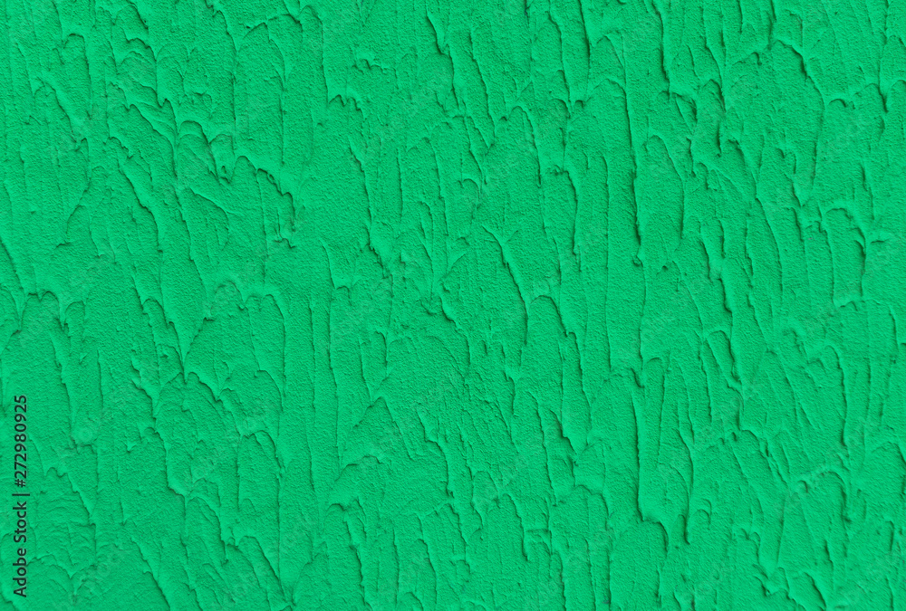 Bulk plaster facade texture background green Bulk plaster facade texture background green