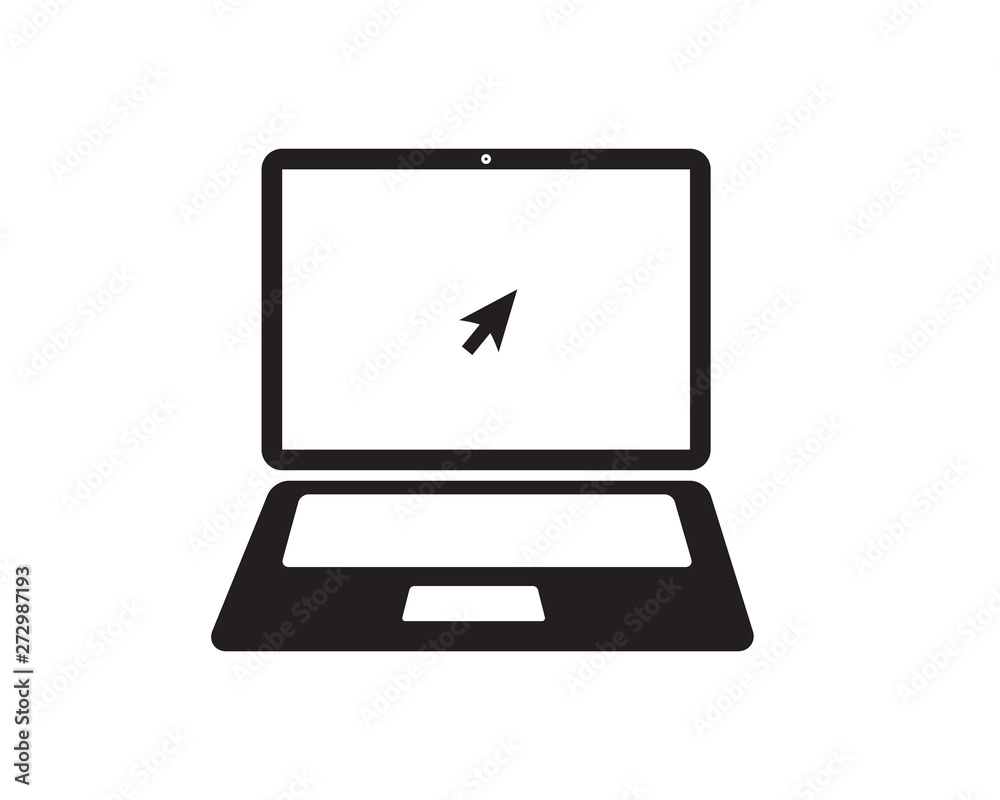 Laptop Isolated on the white background. Vector EPS 10 Laptop Isolated on the white background. Vector EPS 10