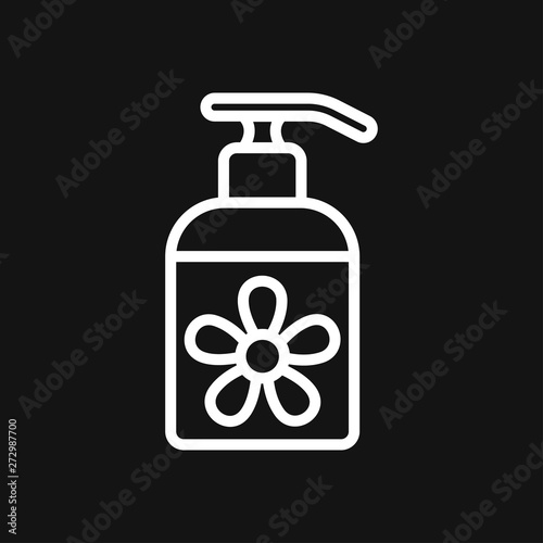 Aromatherapy icon, accessory for aromatherapy. Concept illustration for web site