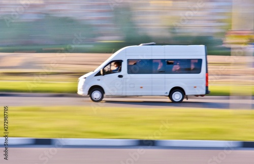 taxi on the road