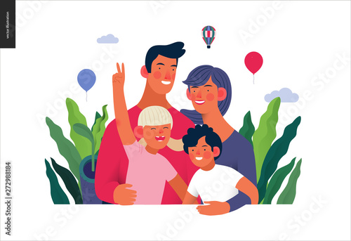 Medical insurance template - family health and wellness