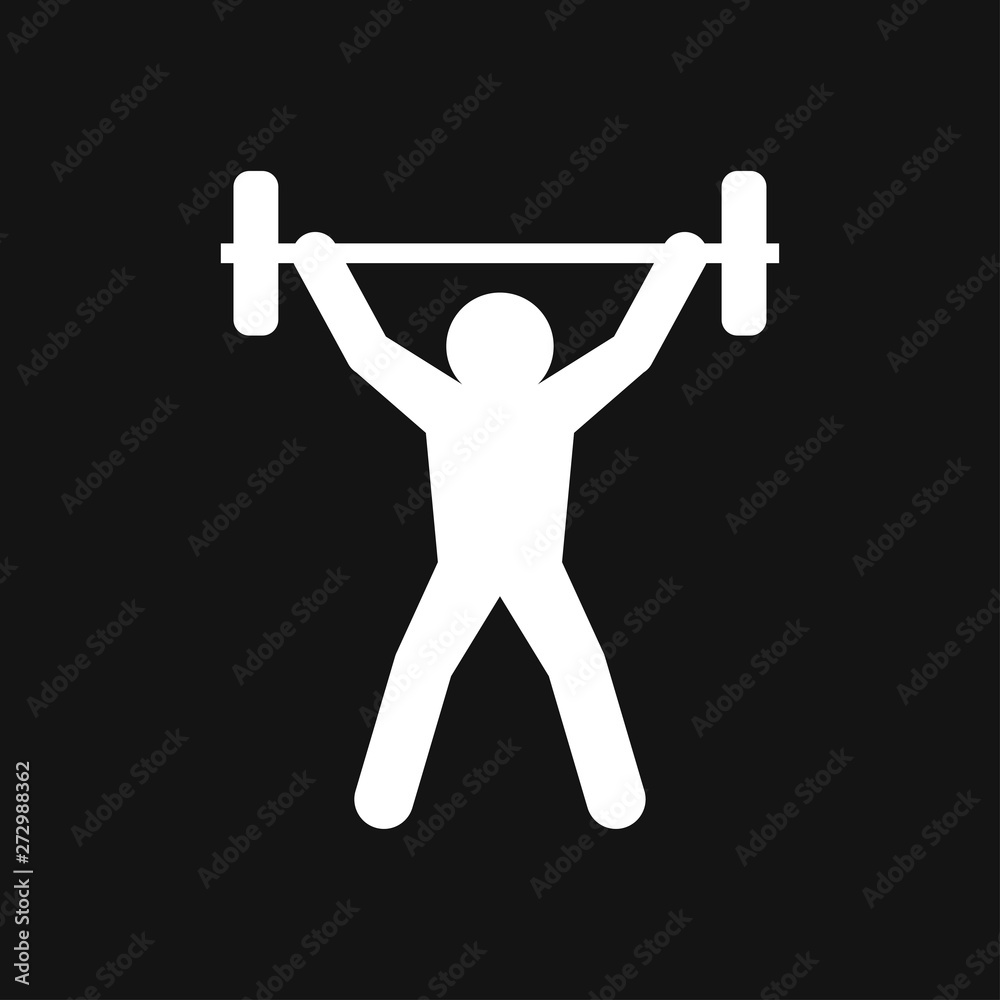 Athlete icon isolated on background vector illustration Athlete icon isolated on background vector illustration
