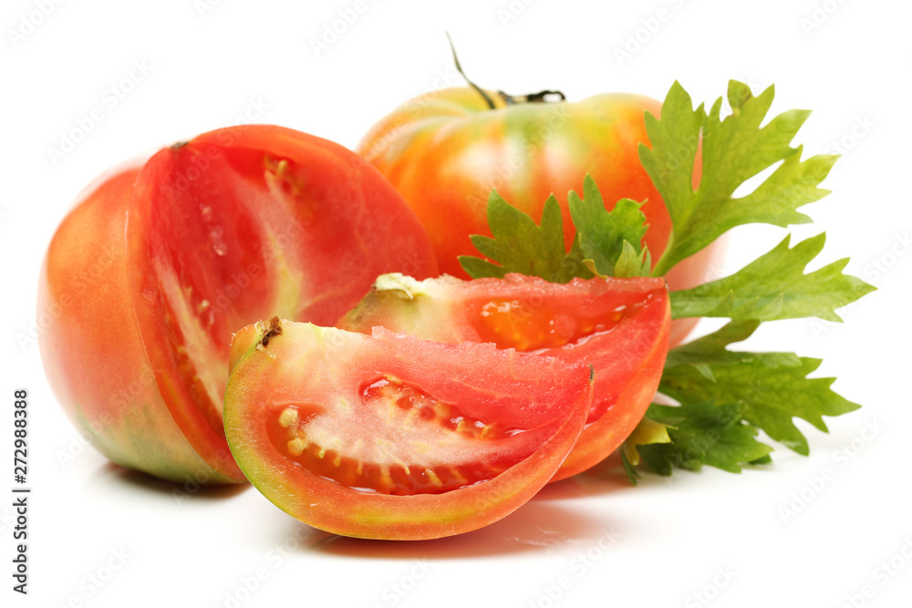 fresh tomato isolated on white background fresh tomato isolated on white background