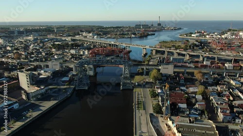 Avellaneda Bridge Aerial View photo