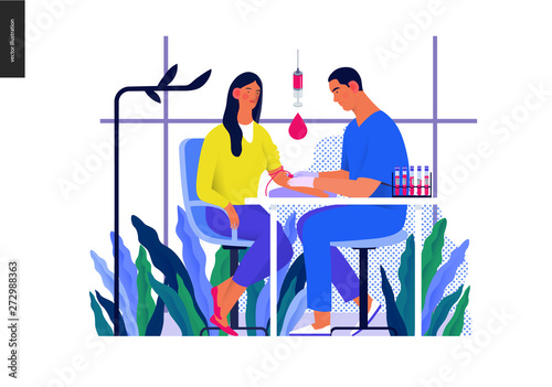 Medical tests template - blood test